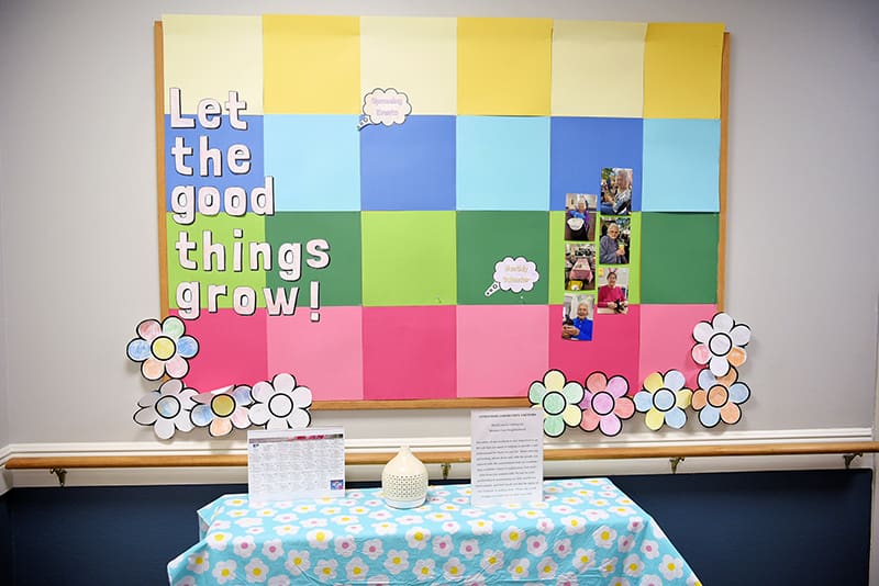 bulletin display: Let the good things grow!