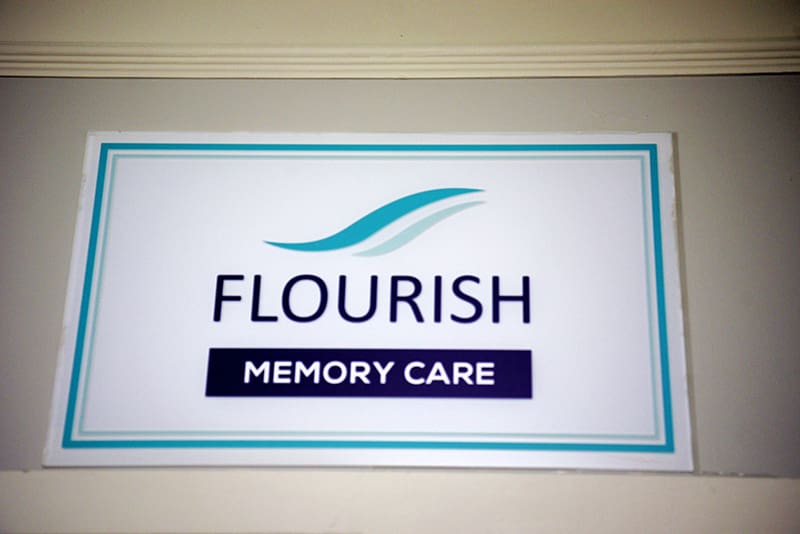 sign: Flourish Memory Care