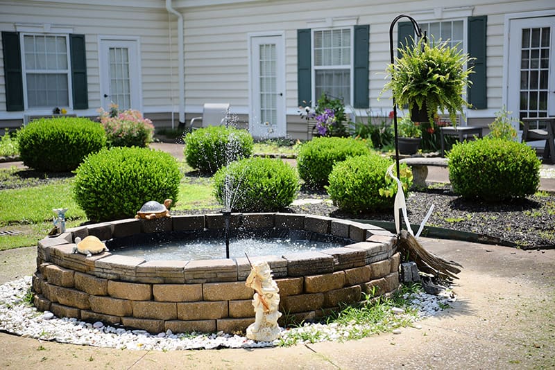outdoor fountain