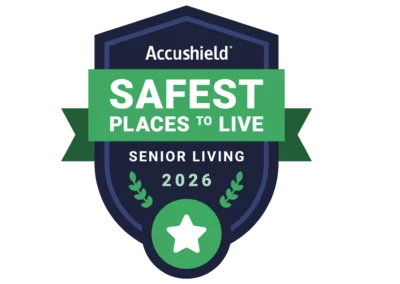 Charter Senior Living of Jackson Recognized as Safest Places to Live™ for 2026